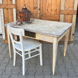 Boerentafel 109 x 77 tafel hout café VERKOCHT