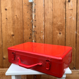 Kist koffer metaal ijzer gereedschap 39 cm