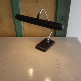 Tafel lamp metaal bureau buro vintage VERKOCHT