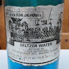 Spuitwater soda fles Setlzer Water USA VERKOCHT