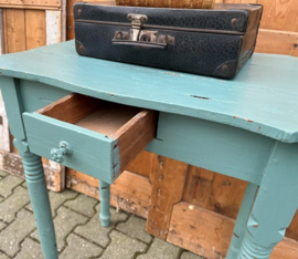 Haltafel 64 x 44 x 75 side table bijzettafel blauw