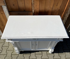 Commode lage kast brocante wit VERKOCHT