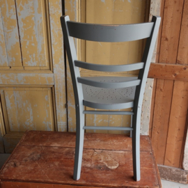 Stoel antiek hout grijs model Luterma