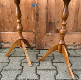 Bijzettafel planten hout Frankrijk tafel VERKOCHT