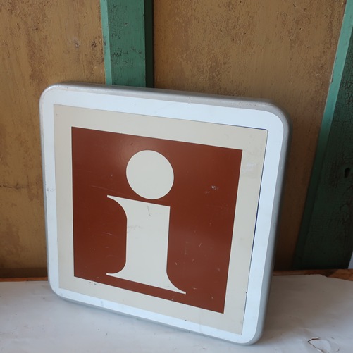 Wandbord Informatie VVV Frankrijk 40 x 20 cm