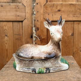 Schaal pate hert ree origineel 25,5 cm