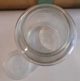 Snoeppot Tonnema Sneek glas deksel VERKOCHT