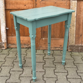 Haltafel 64 x 44 x 75 side table bijzettafel blauw