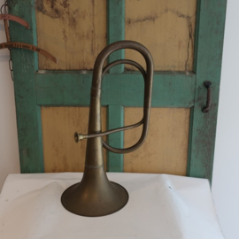 Trompet blaasinstrument messing VERKOCHT