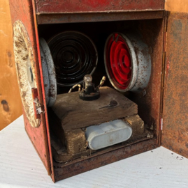 Trein lamp licht metaal barnfound origineel
