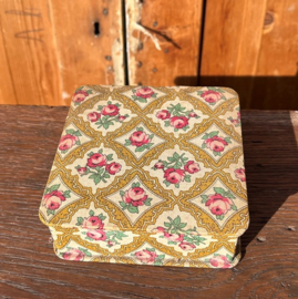 Doos stoffen bekleding karton sieraden naaidoosje