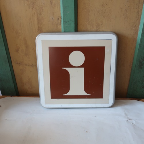 Wandbord Informatie VVV Frankrijk 40 x 20 cm