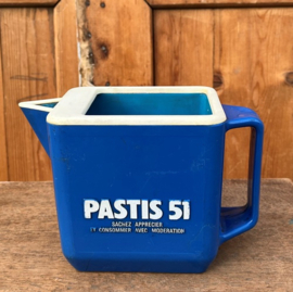 Waterkan kan Pastis 51 blauw plastic Frankrijk