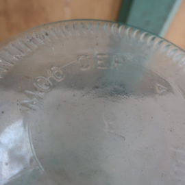 Vaas pot glas origineel groen diameter 20 cm