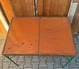 Camping tafel origineel Frankrijk VERKOCHT