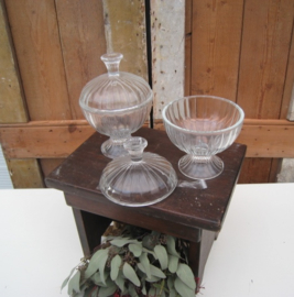 Bonbonniere glas origineel hoogte 17 cm