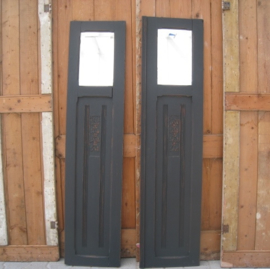 Oude panelen hout grijs 150 cm VERKOCHT