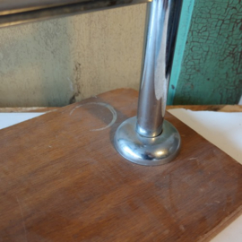 Papier rolhouder chroom 66 cm origineel retro