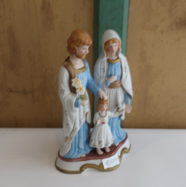Beeld Jozef Maria en Jezus porselein 27 cm