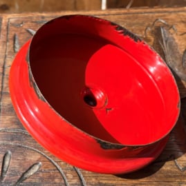 Pot bus emaille thee rood origineel