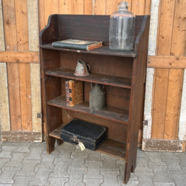 Boekenkast Engeland hout schappenkast VERKOCHT