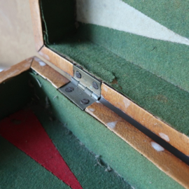 Backgammon kist speelkist antiek hout