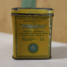 Blikje Normacol Norgine NV Brussel brocante