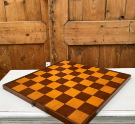 Dam schaak bord hout origineel 42,5 x 41,5