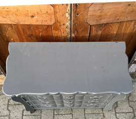 Ladekast grijs 4 laden halkast 71 x 33 x 62 cm