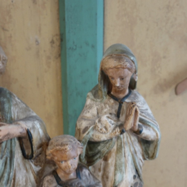 Beeld Jozef Maria en Jezus beeld 33,5 cm hoog