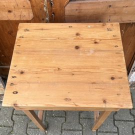 Bijzet tafel bloem planten grenen hout 75,5 cm