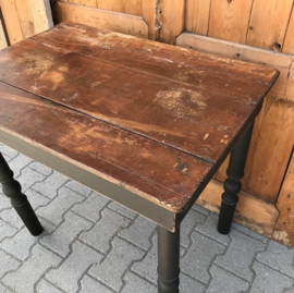 Boerentafel 109 x 74 eet werk cafe tafel VERKOCHT