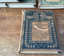 Oude boeken Wonderen der Techniek 1908 VERKOCHT