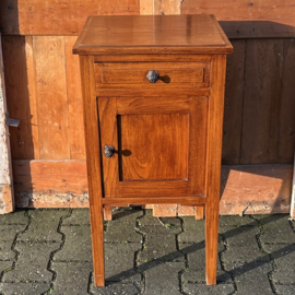 Hal kast nacht kastje hout origineel VERKOCHT