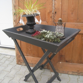 Butler tray butlertray sidetable grijs VERKOCHT