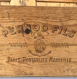 Houten kist Pernod Pastis origineel VERKOCHT