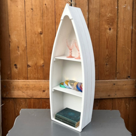 Boekenkast type boot kano skiff VERKOCHT