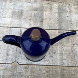Emaille Petroleum kan 1 liter blauw metaal