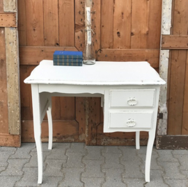 Buro bureau kinderbureau wit Queen Ann VERKOCHT