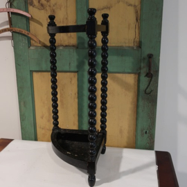Paraplu bak 1930 zwart wandelstok VERKOCHT