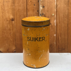 Pot bus suiker oker geel hoogte 19,5 origineel