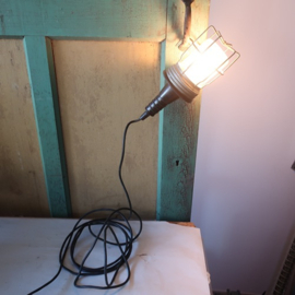 Looplamp kooilamp industrie origineel zwart