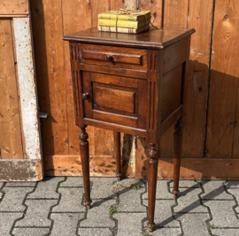 Nachtkast Frankrijk hal kastje origineel 79 hoog