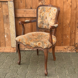 Luie stoel fauteuil Louis XV stijl VERKOCHT