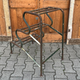 Oude trap ladder schilderstrap metaal 77 cm