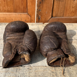 Bokshandschoenen leer Engeland origineel