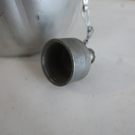 Drinkfles metaal aluminium veldfles 22 cm