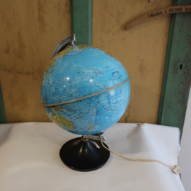 Wereldbol globe origineel Ø 26 cm verlichting