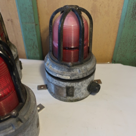 Bullseye lamp industrie kooi metaal origineel