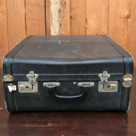 Accordeon koffer brocante zwart VERKOCHT